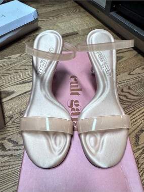 dollskill Strappy High Heels in Pink Like New